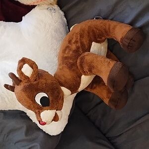 RUDOLPH the Red Nose Reindeer Christmas Santa Stuffed Animal Toy